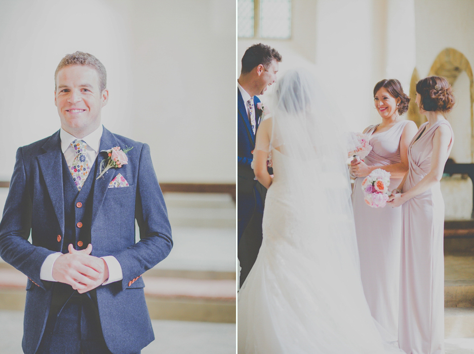 Classic Enzoani Elegance and Pastel Shades for a Nature Inspired Summer Wedding. Images by Ferri Photography.