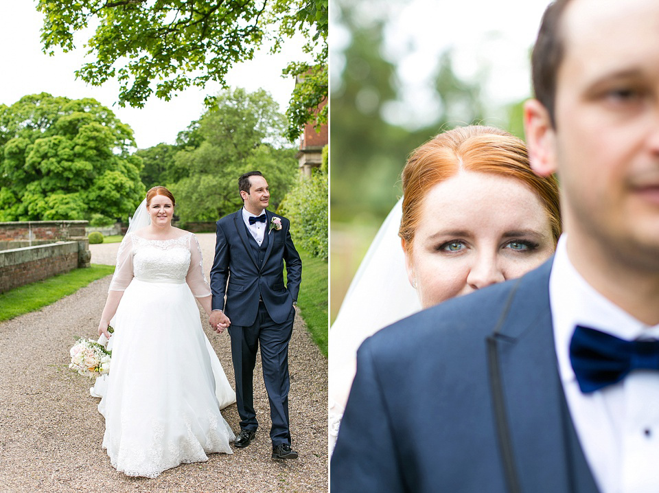 A Charlotte Balbier Gown for an Elegant Black Tie Wedding at Iscoyd Park. Photography by Anneli Marinovich.