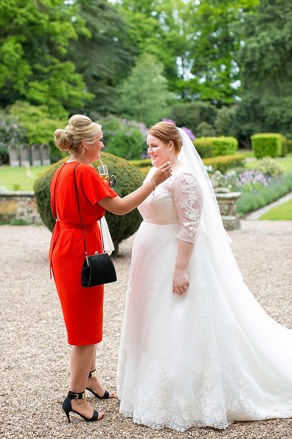 A Charlotte Balbier Gown for an Elegant Black Tie Wedding at Iscoyd Park. Photography by Anneli Marinovich.