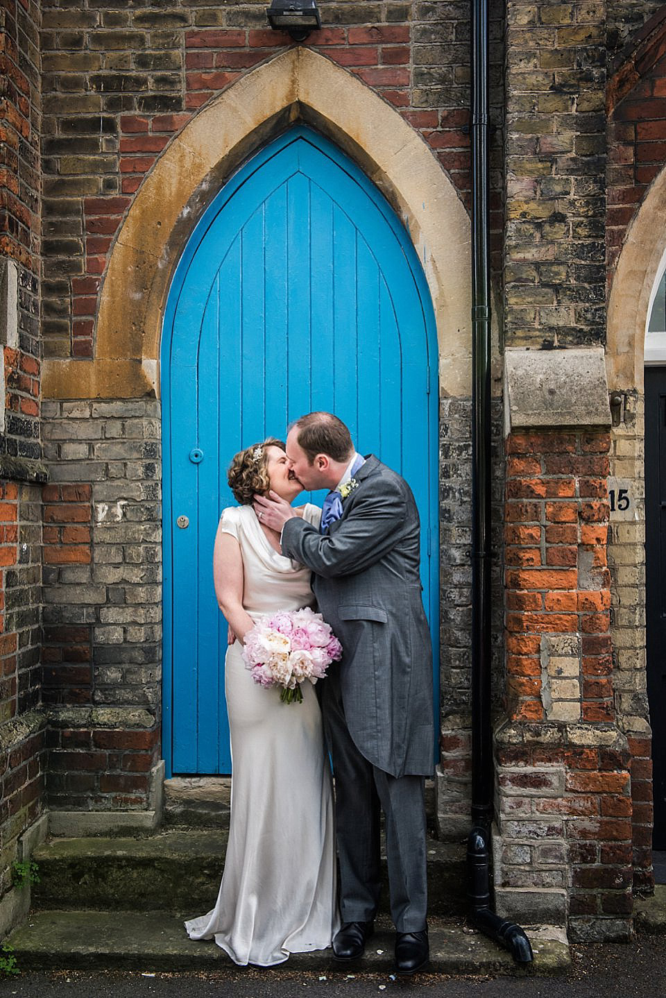 An Elegant Ghost Gown for a Relaxed City Wedding. Photography by Julie Anne Images.