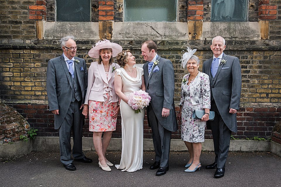 An Elegant Ghost Gown for a Relaxed City Wedding. Photography by Julie Anne Images.