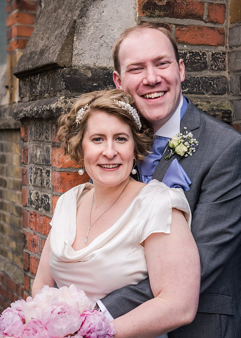 An Elegant Ghost Gown for a Relaxed City Wedding. Photography by Julie Anne Images.