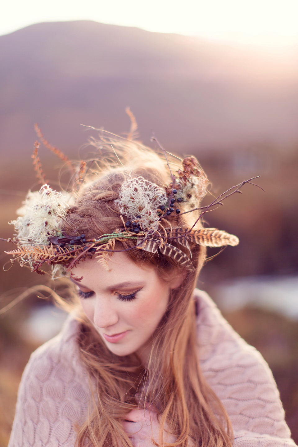 Wild Scotland - a bridal editorial shoot by Craig and Eva Sanders.