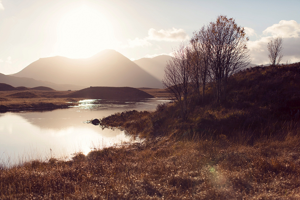 Wild Scotland - a bridal editorial shoot by Craig and Eva Sanders.