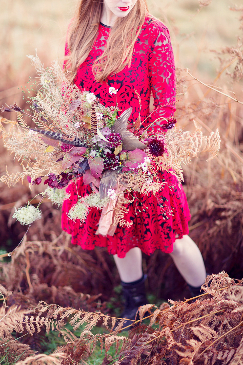 Wild Scotland - a bridal editorial shoot by Craig and Eva Sanders.