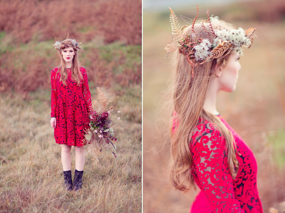 Wild Scotland - a bridal editorial shoot by Craig and Eva Sanders.