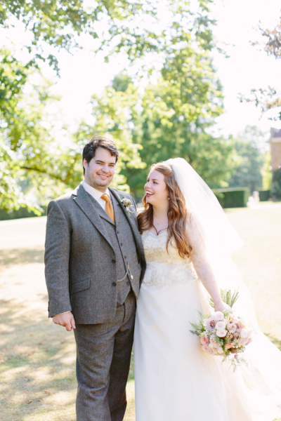 A Bespoke Gold Dress For a Crafty Homespun Wedding