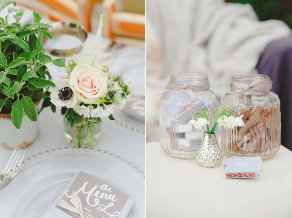 The wedding of Sinclair Seller, co-founder of Maids to Measure. Sinclair had 13 bridesmaids for her laid-back and glamorous British backyard wedding. Photography by Claire Graham and Lucy Davenport.