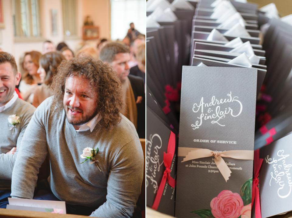 The wedding of Sinclair Seller, co-founder of Maids to Measure. Sinclair had 13 bridesmaids for her laid-back and glamorous British backyard wedding. Photography by Claire Graham and Lucy Davenport.