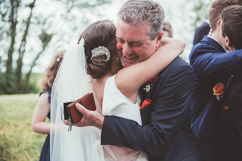 An Elegant Jesús Peiró Gown for an Indian Inspired Barn Wedding. Photography by Philippa James. An Elegant Jesús Peiró Gown for an Indian Inspired Barn Wedding. Photography by Philippa James.