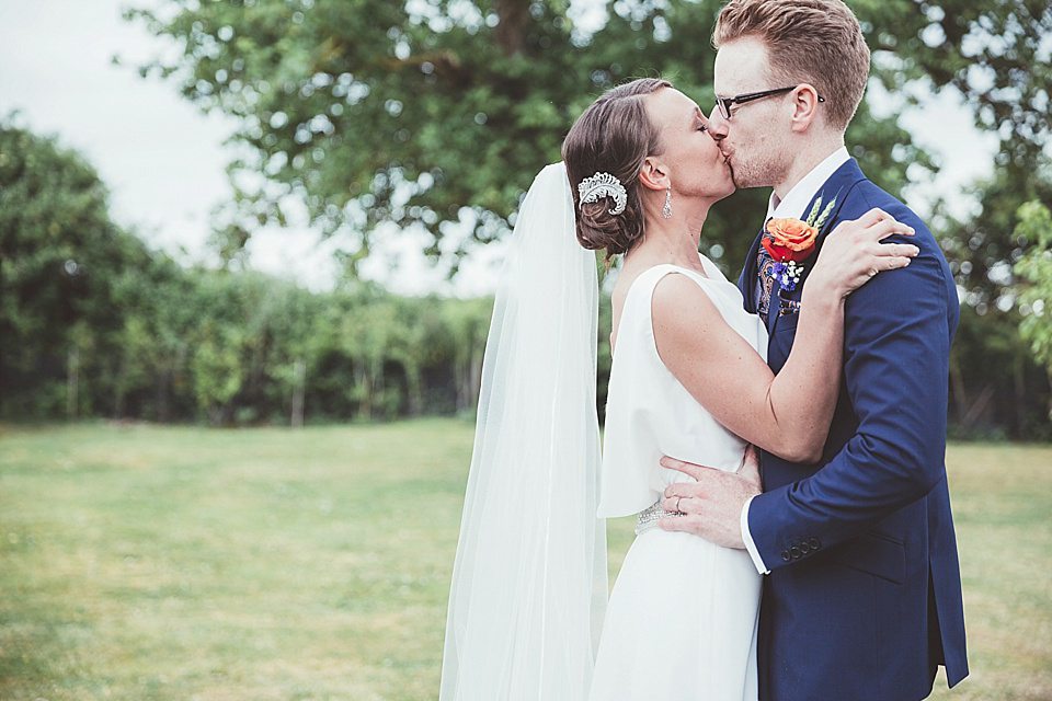 An Elegant Jesús Peiró Gown for an Indian Inspired Barn Wedding. Photography by Philippa James. An Elegant Jesús Peiró Gown for an Indian Inspired Barn Wedding. Photography by Philippa James.