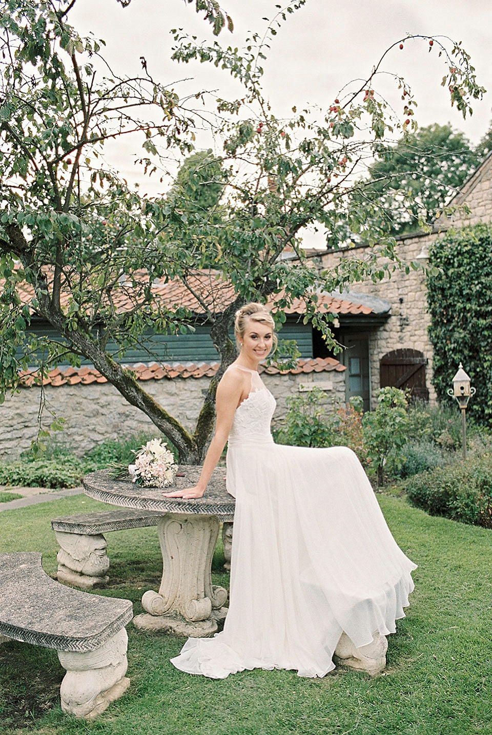 Charlotte Balbier and Sassi Holford are both stocked at The Little Pearl Bridal Boutique in Pickering, North Yorkshire. Photography by Georgina Harrison.