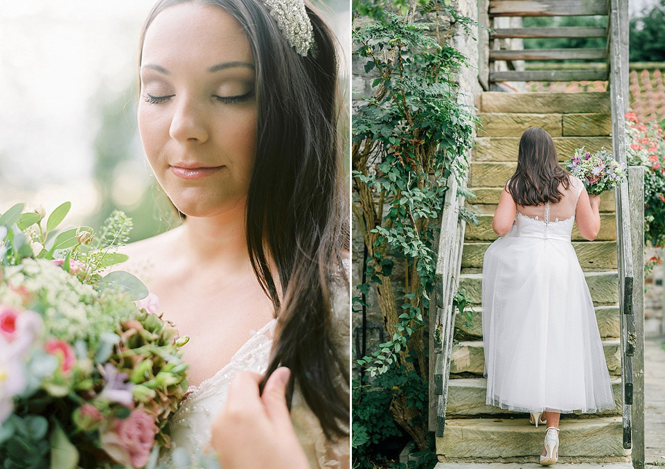 Charlotte Balbier and Sassi Holford are both stocked at The Little Pearl Bridal Boutique in Pickering, North Yorkshire. Photography by Georgina Harrison.