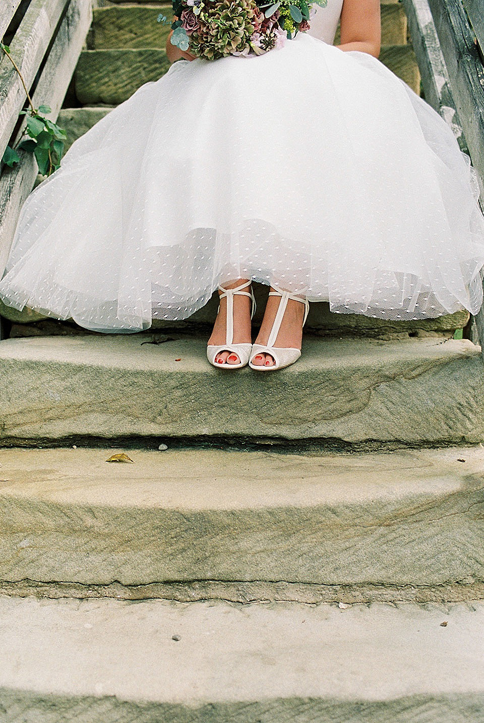 Charlotte Balbier and Sassi Holford are both stocked at The Little Pearl Bridal Boutique in Pickering, North Yorkshire. Photography by Georgina Harrison.