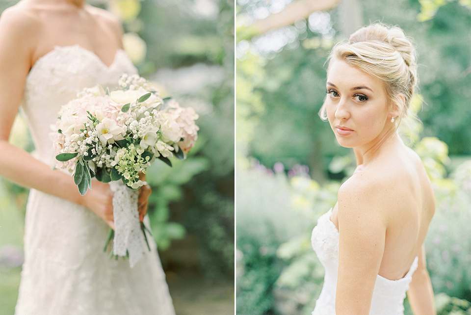 Charlotte Balbier and Sassi Holford are both stocked at The Little Pearl Bridal Boutique in Pickering, North Yorkshire. Photography by Georgina Harrison.