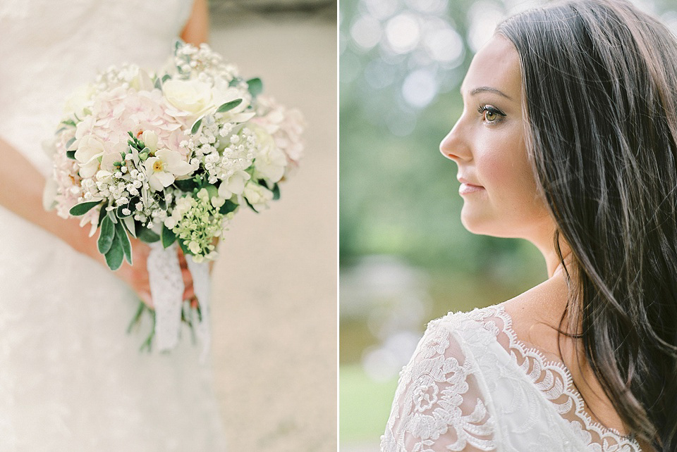 Charlotte Balbier and Sassi Holford are both stocked at The Little Pearl Bridal Boutique in Pickering, North Yorkshire. Photography by Georgina Harrison.