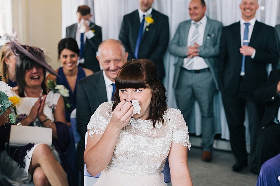 A Rainy Day Brighton Bandstand Wedding. Photography by Heather Shuker of Eclection Photography.