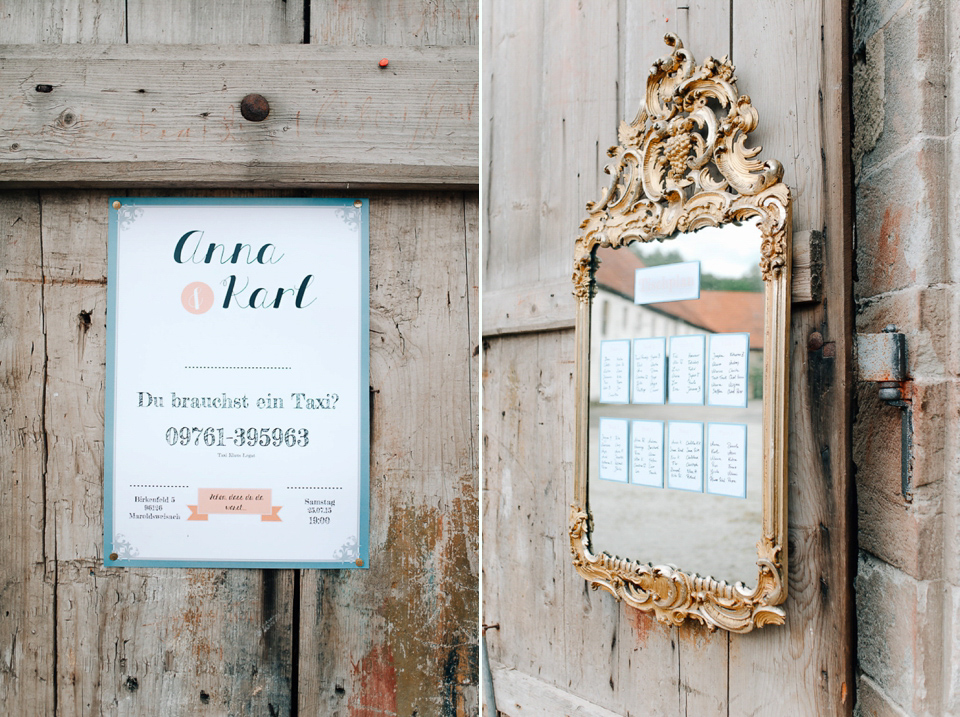 Anna Kara Lace and Peach Pretty For An Elegant Castle Wedding. Photography by Grace and Blush.