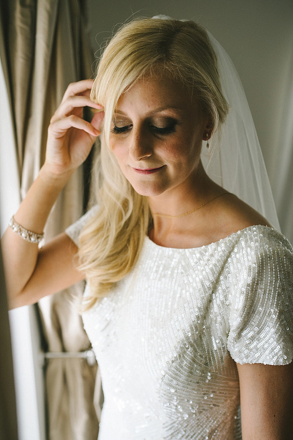 Eliza Jane Howell for an Effortless Glamour Style Wedding at Brinkburn Priory. Photography by Paul Santos.