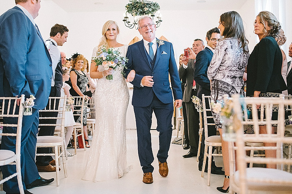 Eliza Jane Howell for an Effortless Glamour Style Wedding at Brinkburn Priory. Photography by Paul Santos.