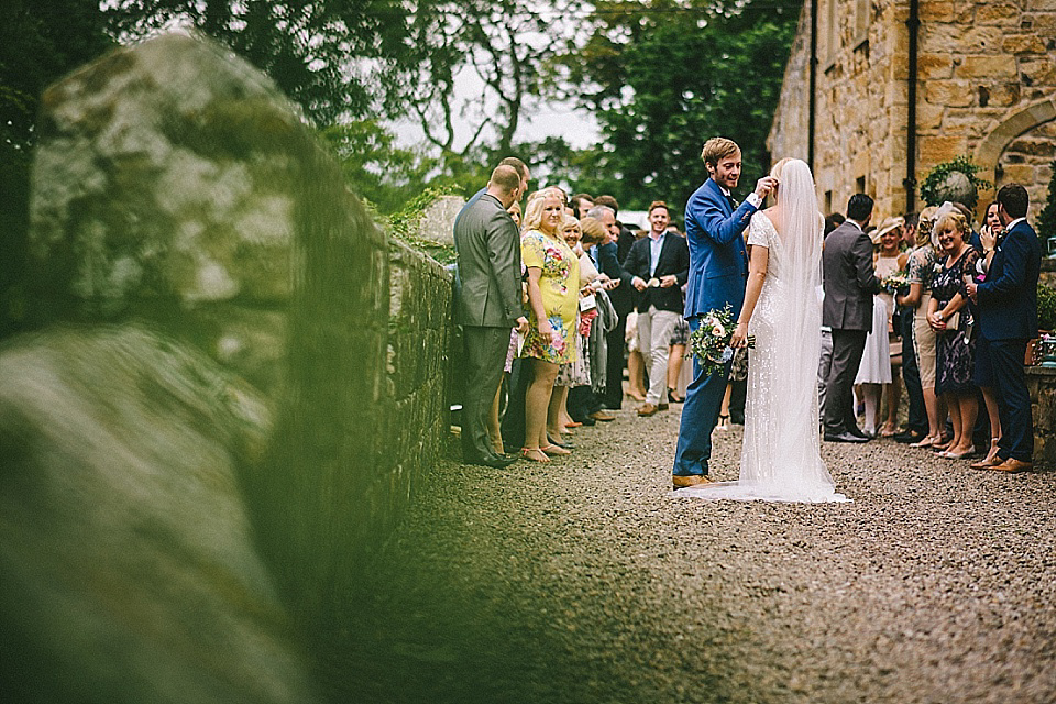 Eliza Jane Howell for an Effortless Glamour Style Wedding at Brinkburn Priory. Photography by Paul Santos.