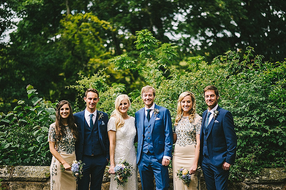 Eliza Jane Howell for an Effortless Glamour Style Wedding at Brinkburn Priory. Photography by Paul Santos.