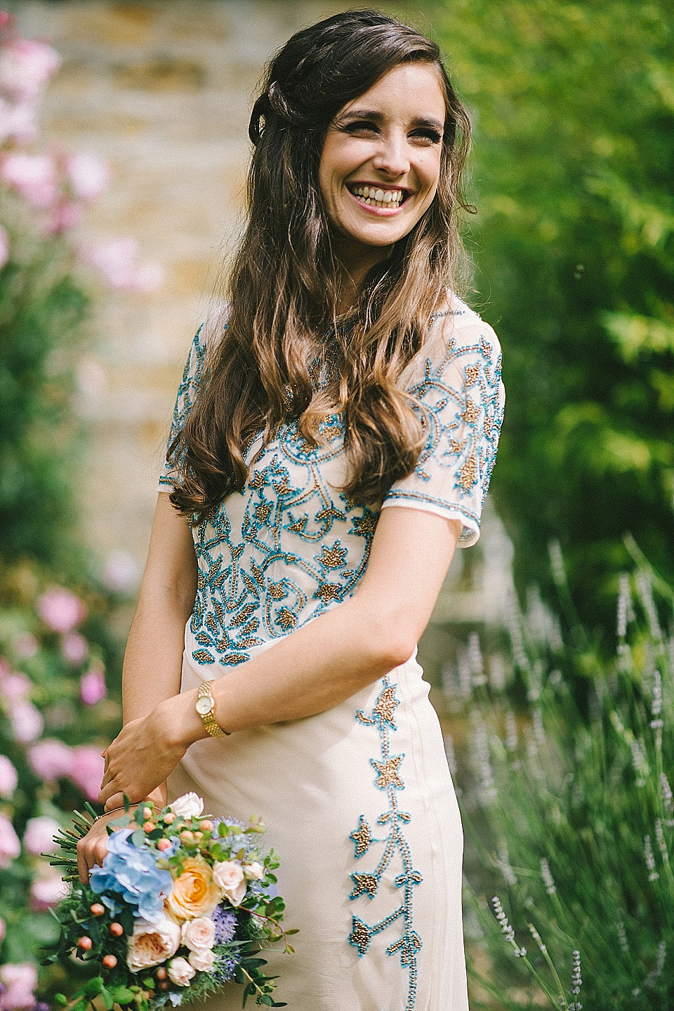 Eliza Jane Howell for an Effortless Glamour Style Wedding at Brinkburn Priory. Photography by Paul Santos.