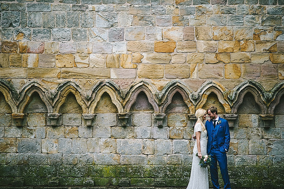 Eliza Jane Howell for an Effortless Glamour Style Wedding at Brinkburn Priory. Photography by Paul Santos.