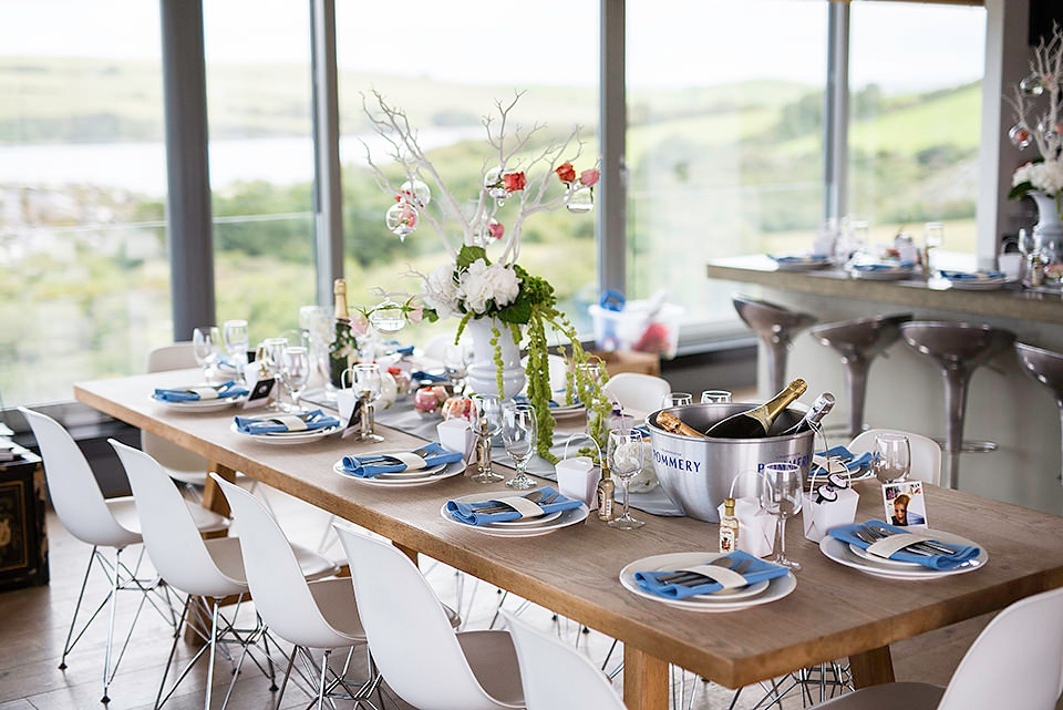 1930's Inspired David Fielden Elegance for a Family Wedding on the Cornish Coast. Photography by Matt Gillespie.