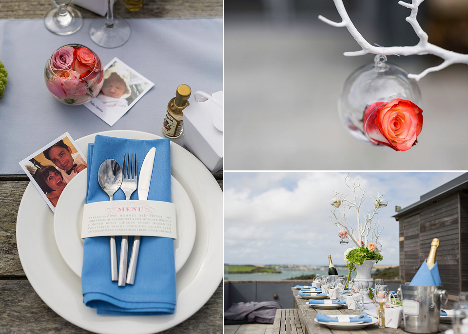 1930's Inspired David Fielden Elegance for a Family Wedding on the Cornish Coast. Photography by Matt Gillespie.