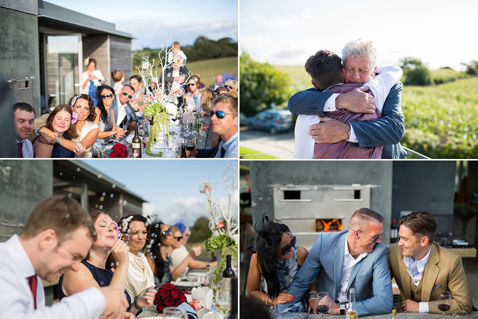 1930's Inspired David Fielden Elegance for a Family Wedding on the Cornish Coast. Photography by Matt Gillespie.