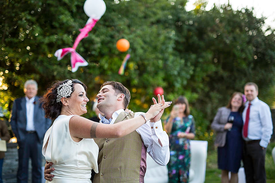 1930's Inspired David Fielden Elegance for a Family Wedding on the Cornish Coast. Photography by Matt Gillespie.