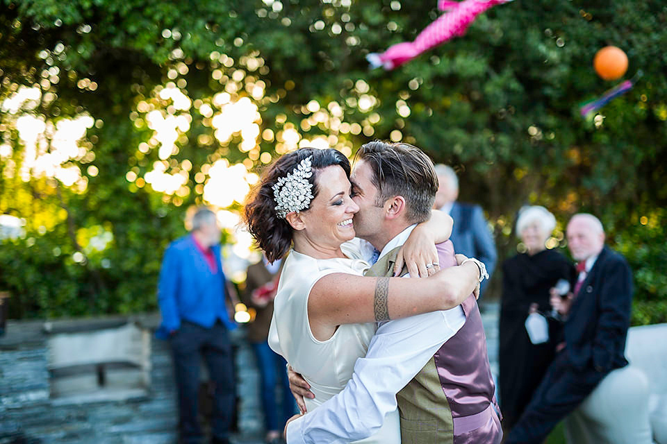 1930's Inspired David Fielden Elegance for a Family Wedding on the Cornish Coast. Photography by Matt Gillespie.