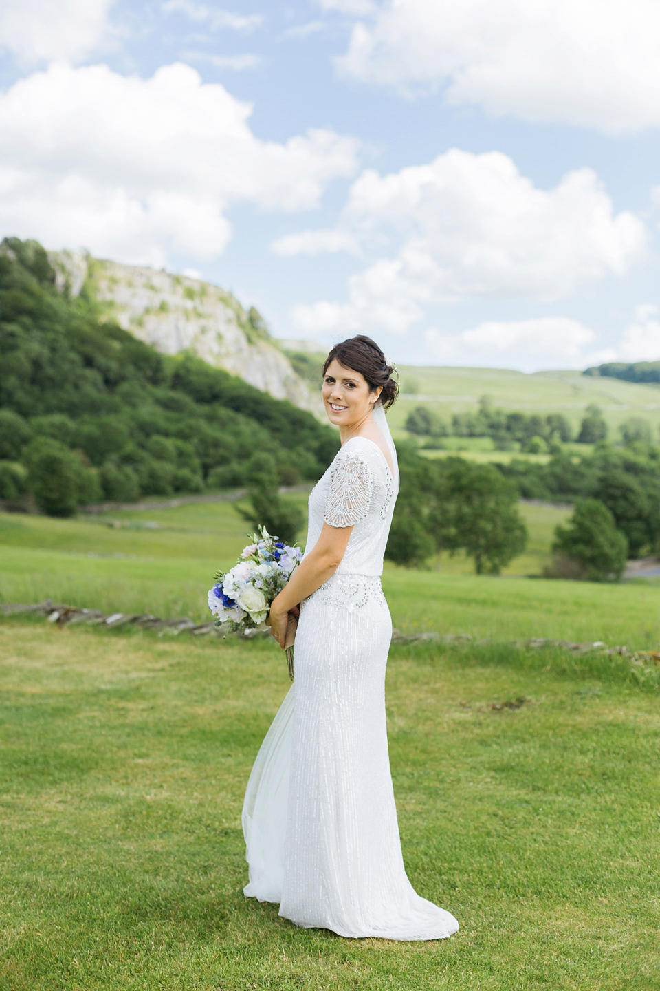 A North Yorkshire Wedding Full Pretty Pastel Shades and Eliza Jane Howell Glamour. Photography by James & Lianne.