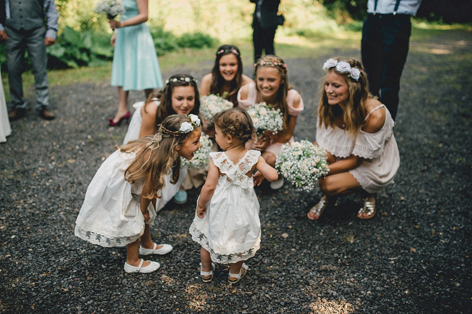 A Laure de Sagazan gown for an Elegant English Country Wedding. Photography by Kerry Diamond.