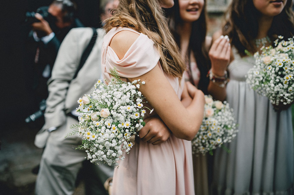 A Laure de Sagazan gown for an Elegant English Country Wedding. Photography by Kerry Diamond.