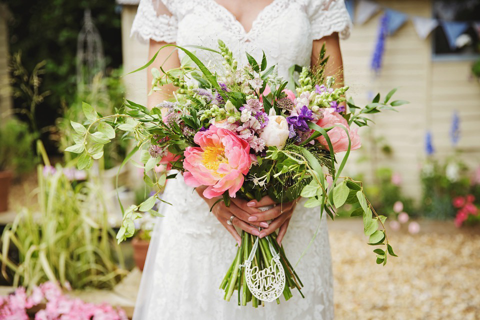 An Intuzuri Gown for a Black Tie meets Modern Boho Wedding. Photography by Gemma Williams.