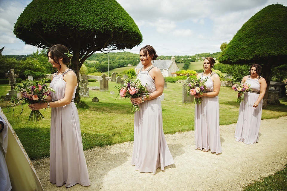 An Intuzuri Gown for a Black Tie meets Modern Boho Wedding. Photography by Gemma Williams.