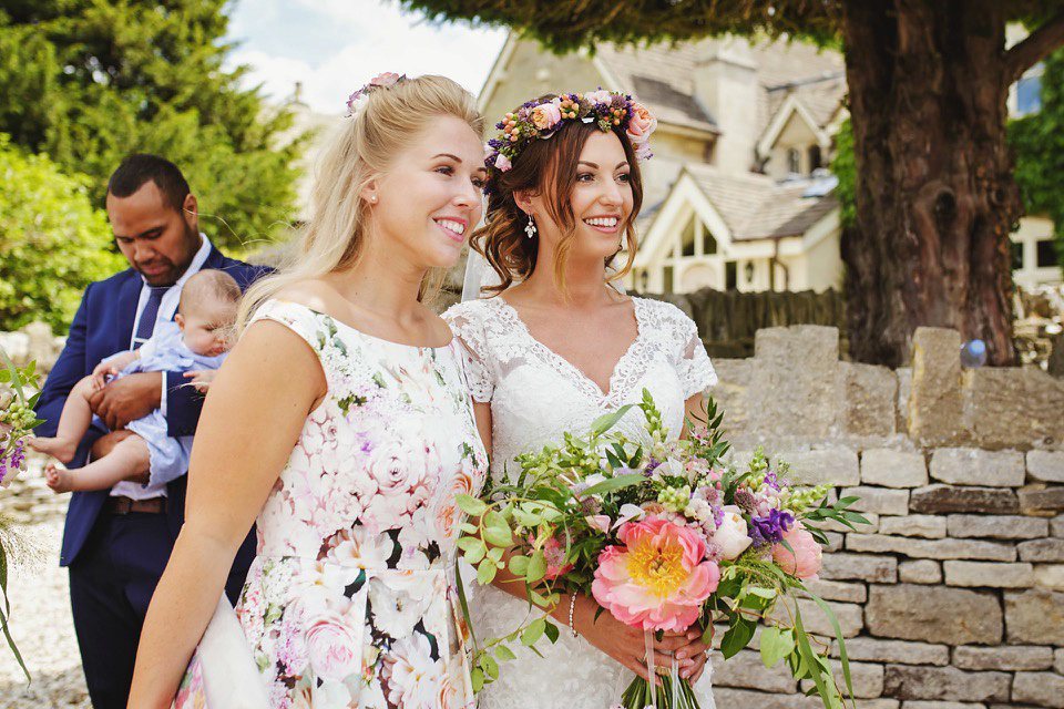 An Intuzuri Gown for a Black Tie meets Modern Boho Wedding. Photography by Gemma Williams.