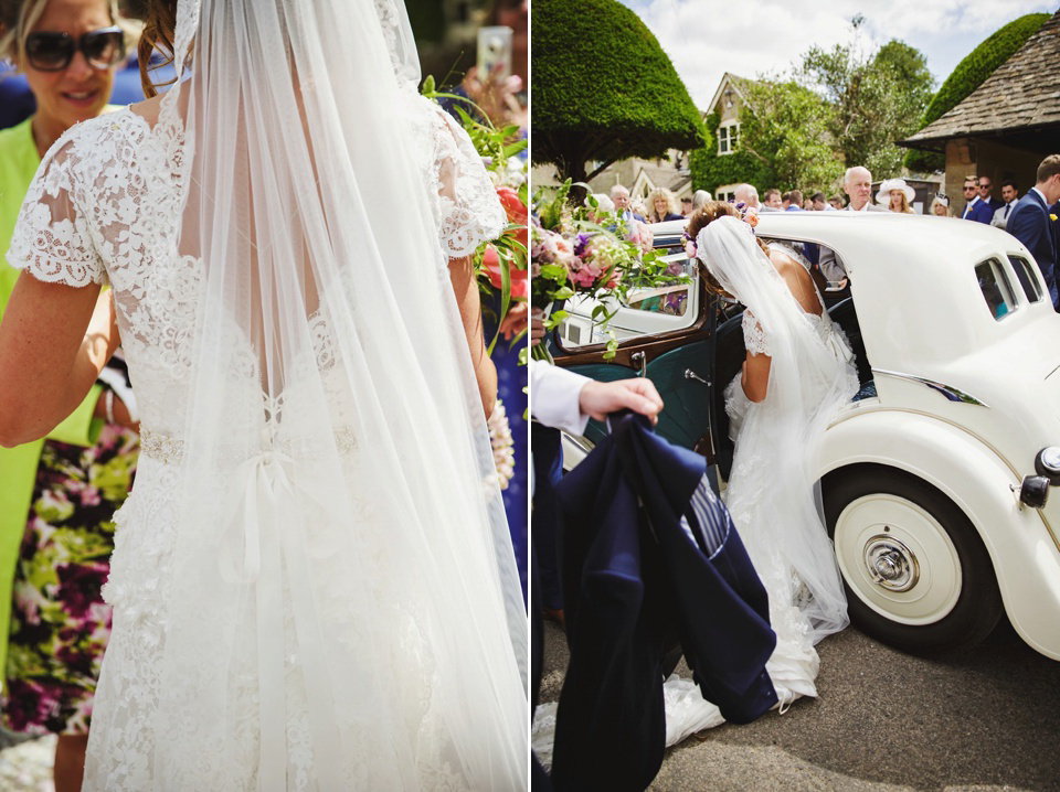 An Intuzuri Gown for a Black Tie meets Modern Boho Wedding. Photography by Gemma Williams.