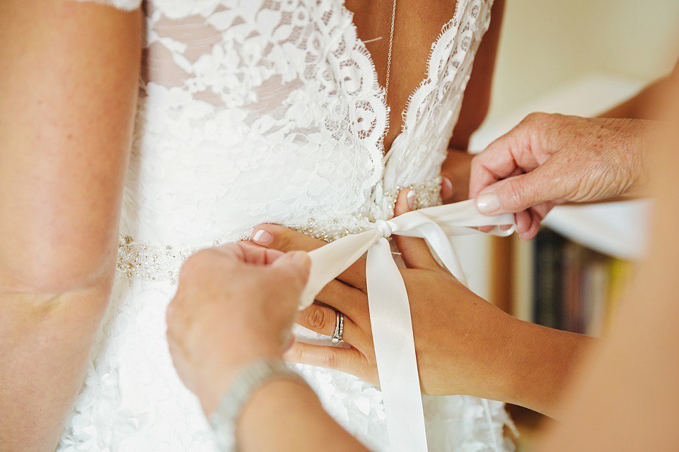 An Intuzuri Gown for a Black Tie meets Modern Boho Wedding. Photography by Gemma Williams.