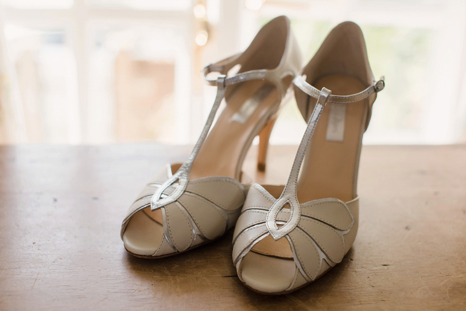 Jenny Packham Elegance for a Pastel Colour and Rustic Village Barn Wedding