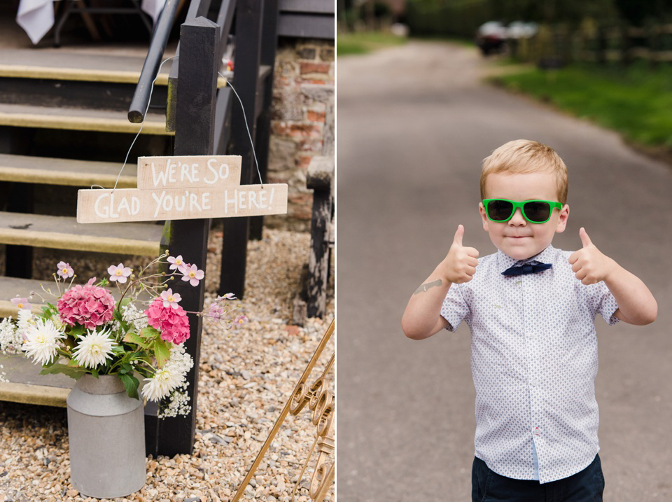 Jenny Packham Elegance for a Pastel Colour and Rustic Village Barn Wedding