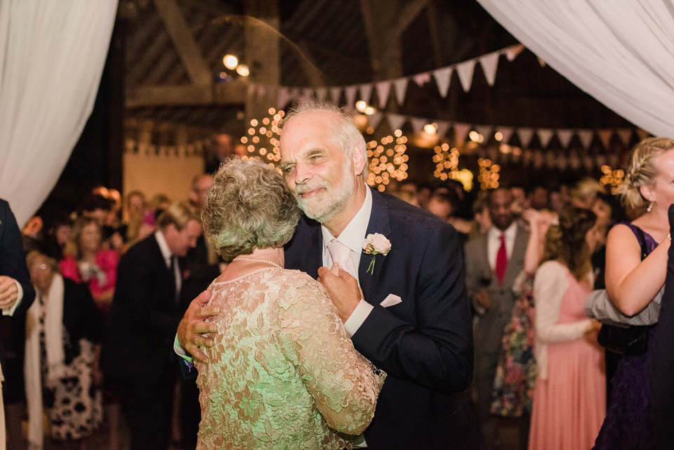 Jenny Packham Elegance for a Pastel Colour and Rustic Village Barn Wedding