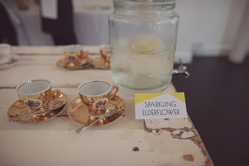 A 1930s Inspired Industrial Chic City Wedding with Two Beautiful  Dresses. Photography by Rebecca Douglas.