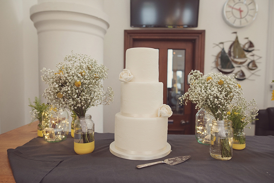 A 1930s Inspired Industrial Chic City Wedding with Two Beautiful  Dresses. Photography by Rebecca Douglas.