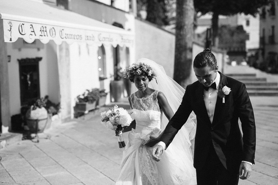 A Chic and Elegant Amalfi Coast Wedding, photography by Alessandro and Veronica Roncaglione.