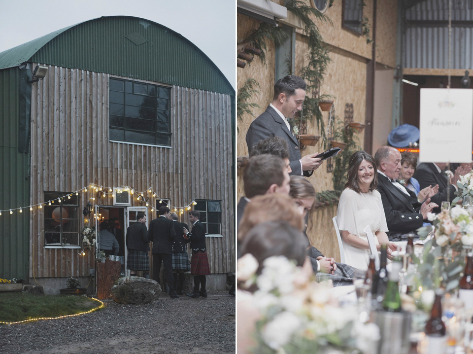 Jenny Packham's Betty for a Peach, Pink and Woodland Inspired Wedding. Images by Mirrorbox Photography.