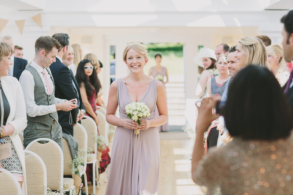 A Wendy Makin Floral Gown for a Rustic and Vintage Inspired Wedding. Photography by The Campbells.