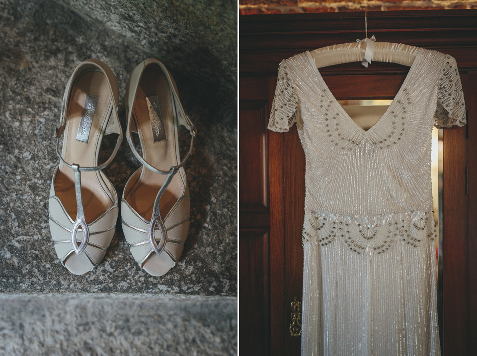 Eliza Jane Howell Glamour for a Cornish Wedding by the Sea. Photography by Helen Lisk.